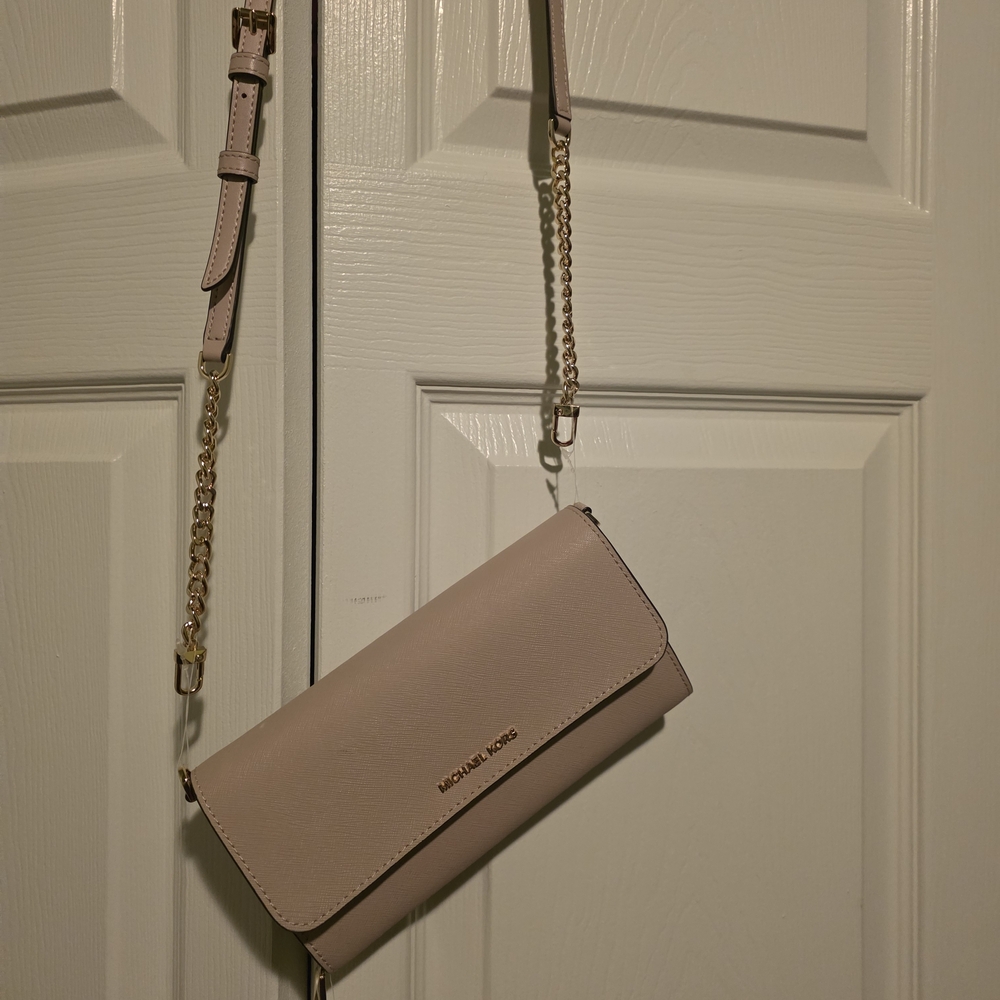 NWT-Michael Kors Blush Clutch Bag - Picture 5 of 9